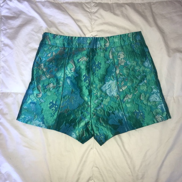 Women’s Intermix Blue Shorts - Picture 2 of 2